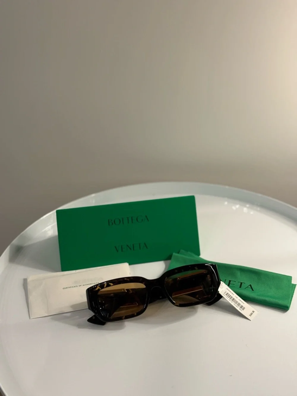 Bottega Veneta Rectangular Women’s Sunglasses (Brand New, Authentic) - Picture 1 of 6